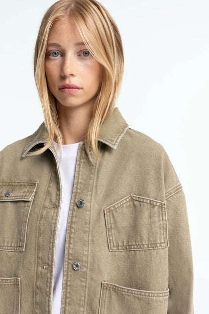 Kings of Indigo - INGRID Jacket RETRO BEIGE CLEAN - WERTE FREUNDE