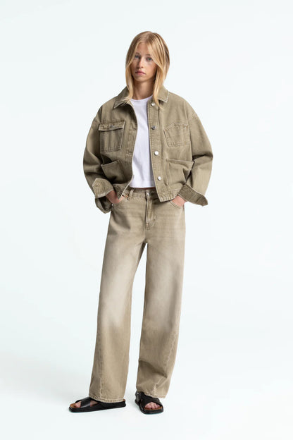 Kings of Indigo - INGRID Jacket RETRO BEIGE CLEAN - WERTE FREUNDE