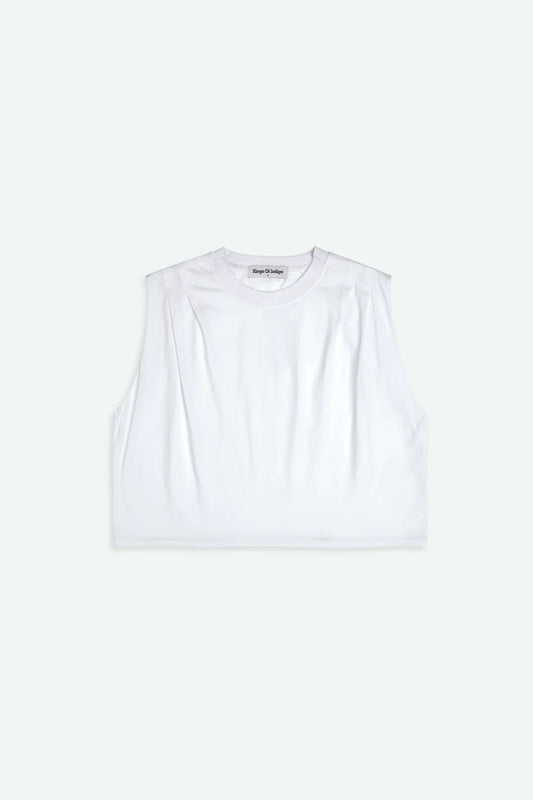 Kings of Indigo - CATERINA Tee WHITE - WERTE FREUNDE