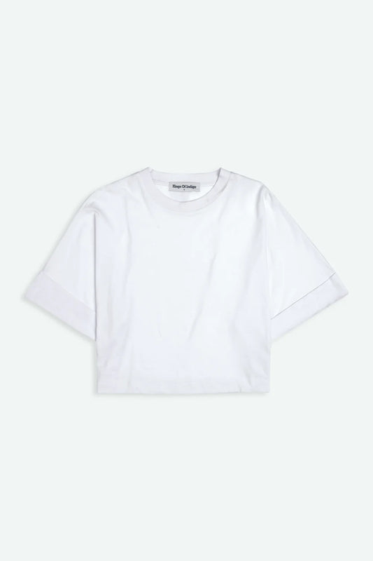 Kings of Indigo - CASTILE Tee WHITE - WERTE FREUNDE