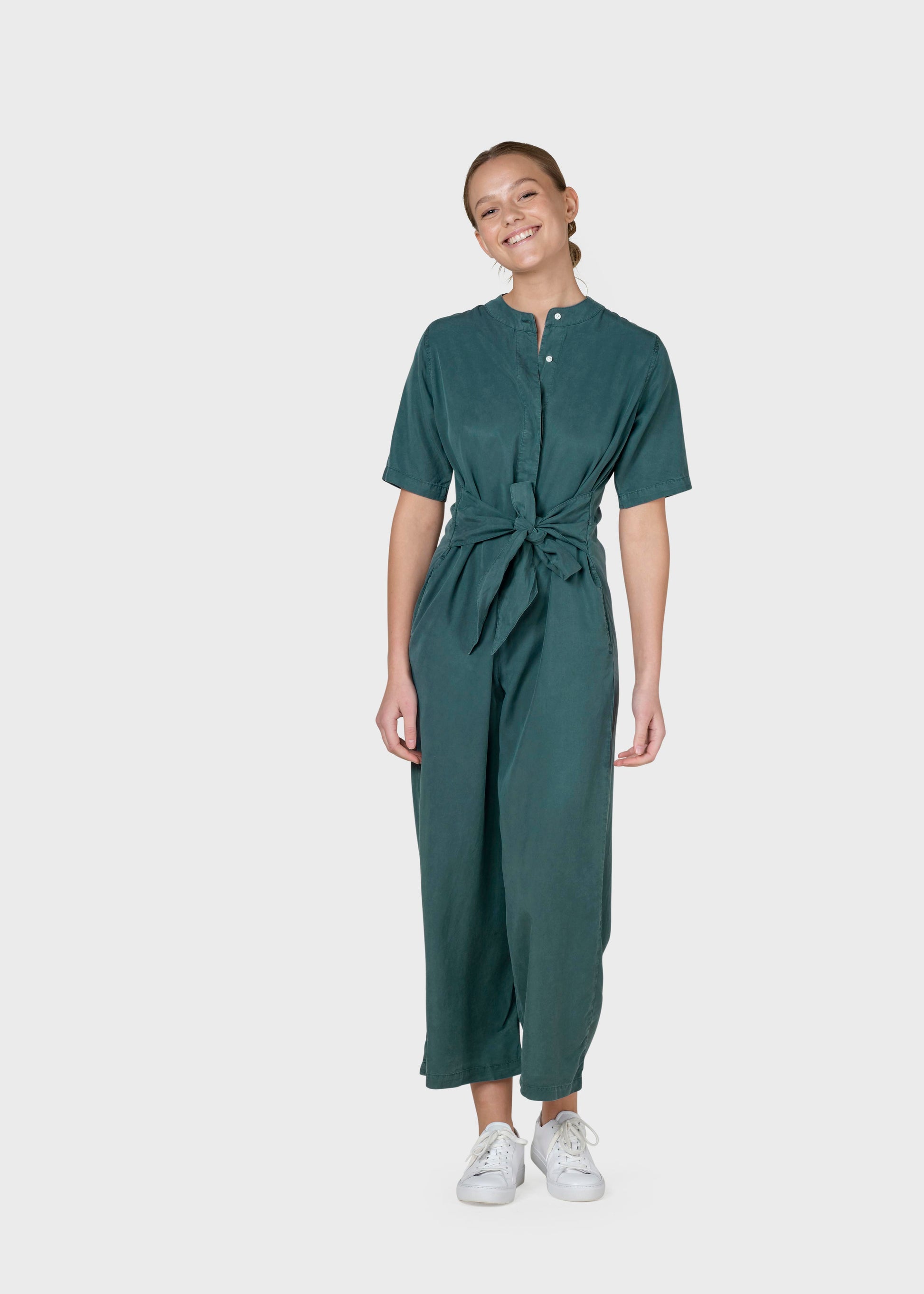 Klitmøller - Limona jumpsuit Moss Green - WERTE FREUNDE