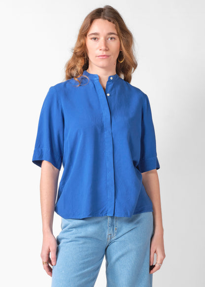 Klitmøller - Solrun shirt Surf blue - WERTE FREUNDE