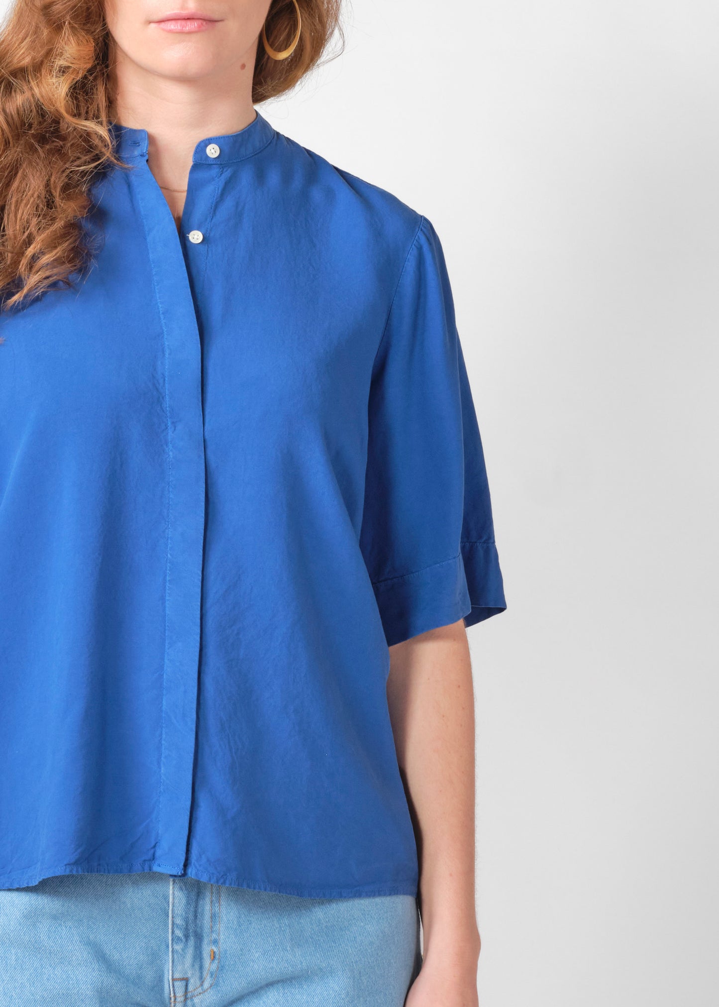 Klitmøller - Solrun shirt Surf blue - WERTE FREUNDE