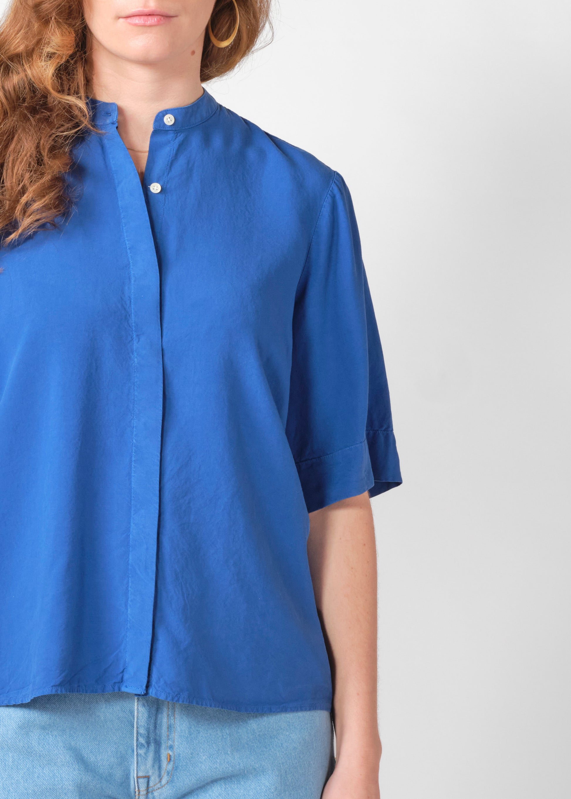 Klitmøller - Solrun shirt Surf blue - WERTE FREUNDE