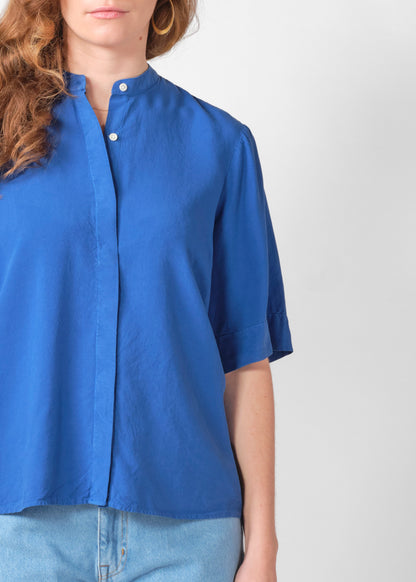 Klitmøller - Solrun shirt Surf blue - WERTE FREUNDE