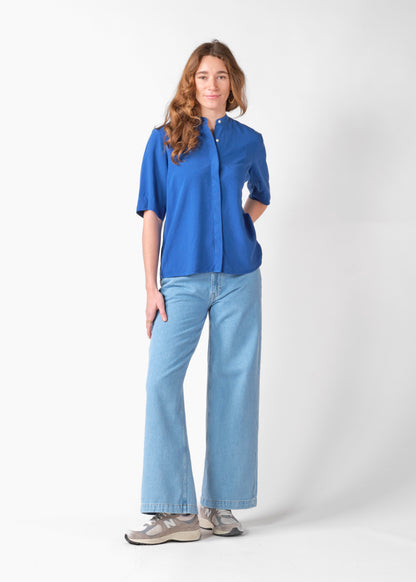 Klitmøller - Solrun shirt Surf blue - WERTE FREUNDE