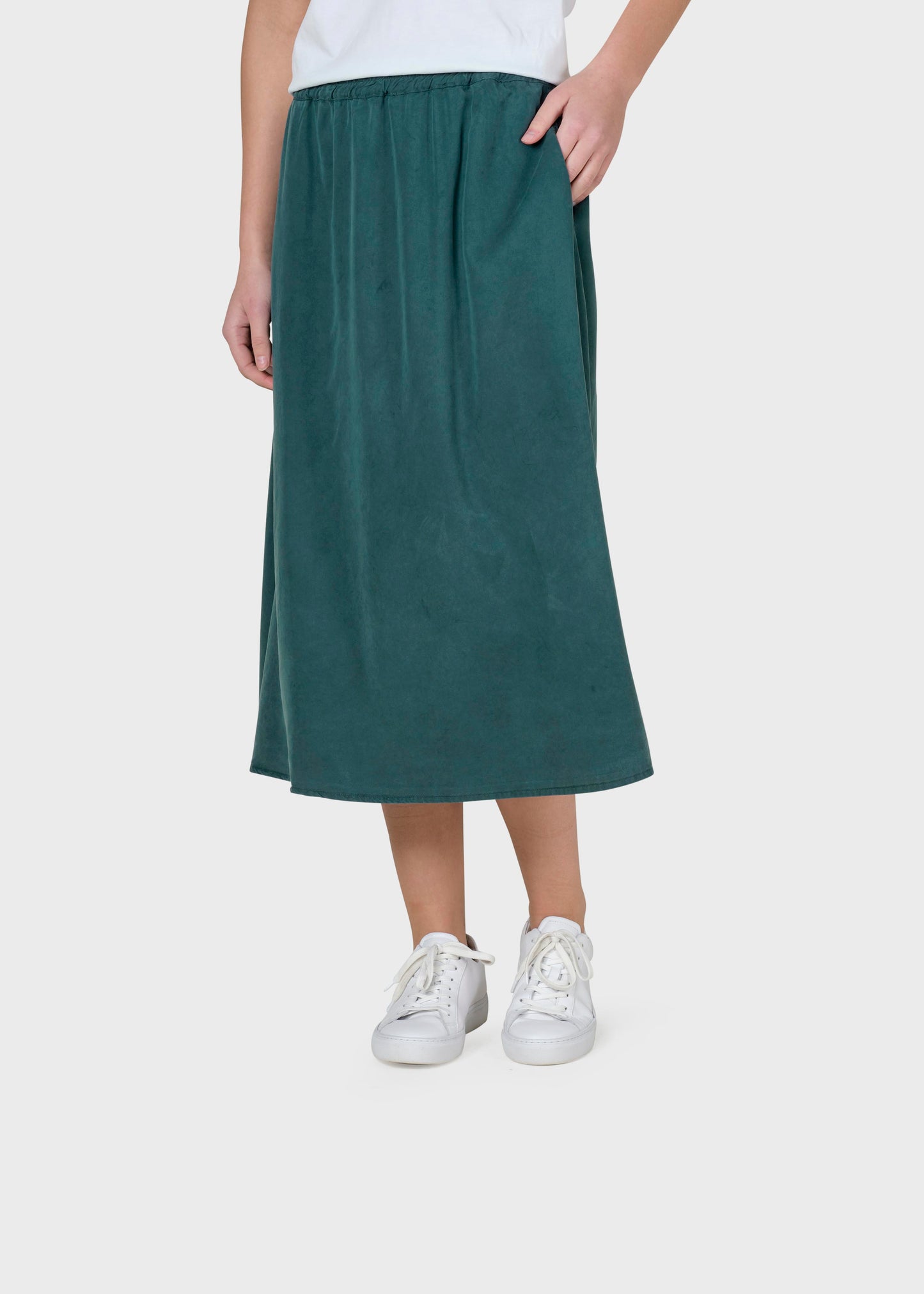Klitmøller - Ramona skirt Moss Green - WERTE FREUNDE