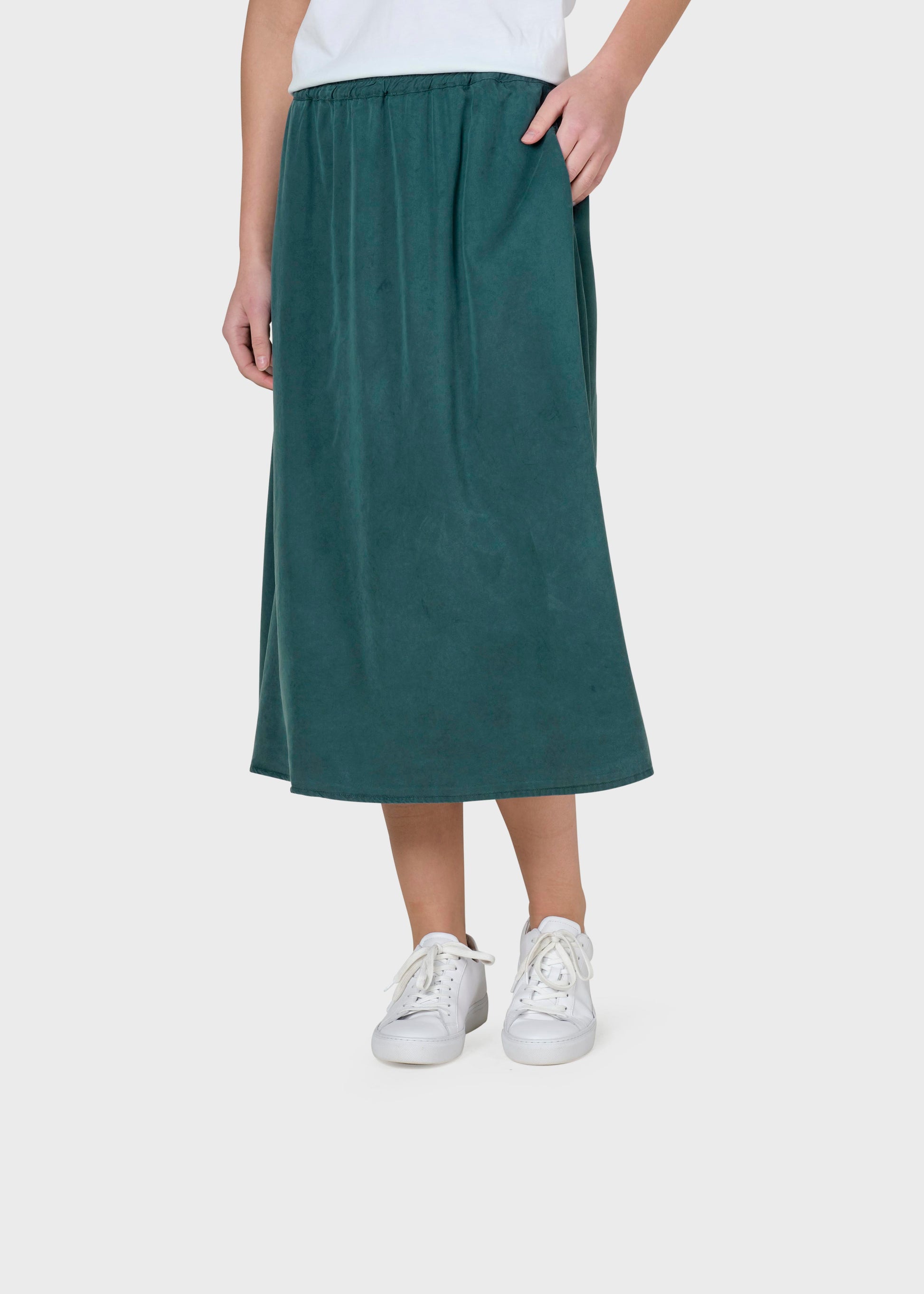 Klitmøller - Ramona skirt Moss Green - WERTE FREUNDE