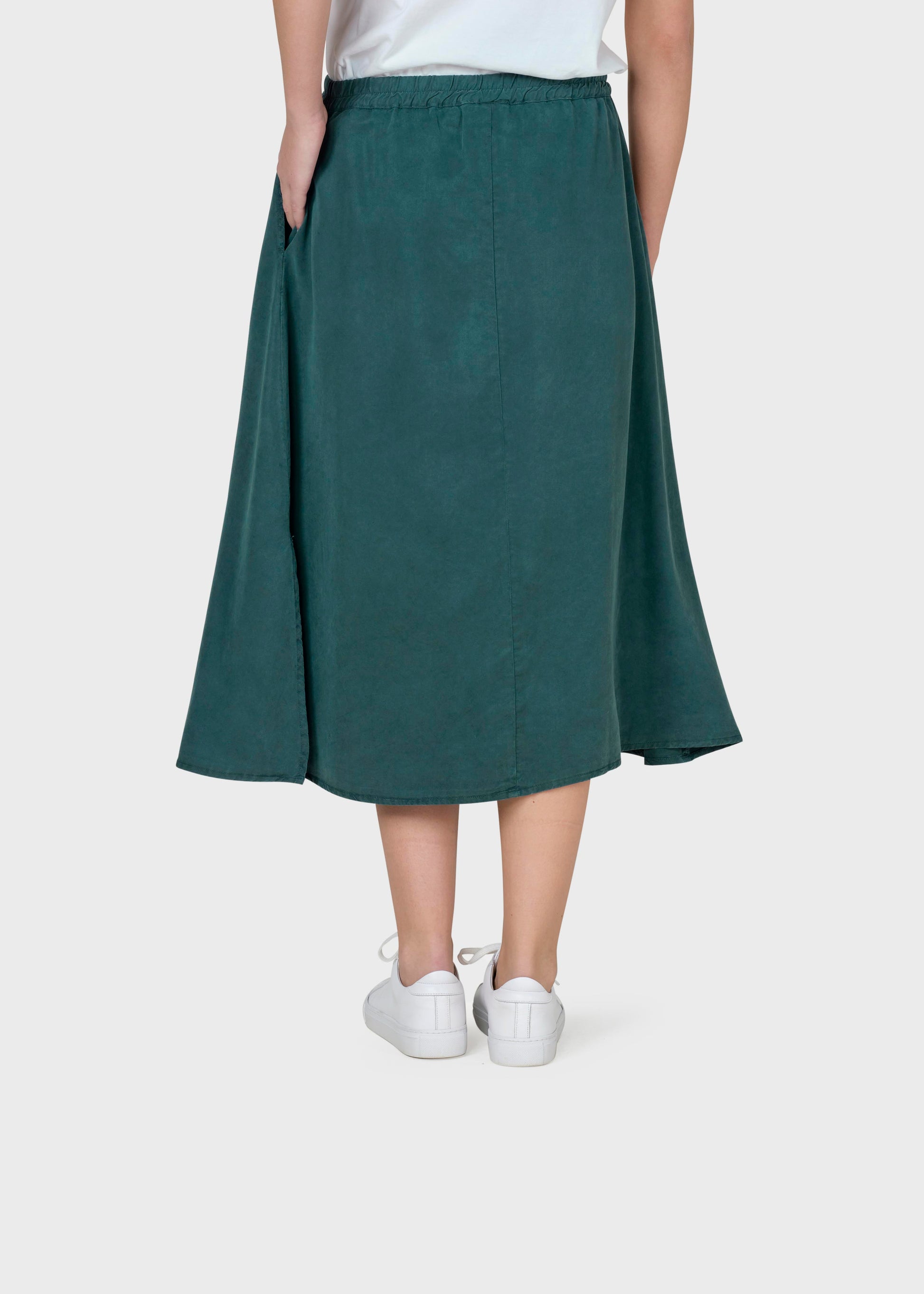 Klitmøller - Ramona skirt Moss Green - WERTE FREUNDE