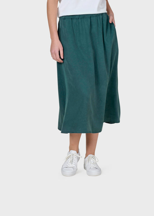 Klitmøller - Ramona skirt Moss Green - WERTE FREUNDE