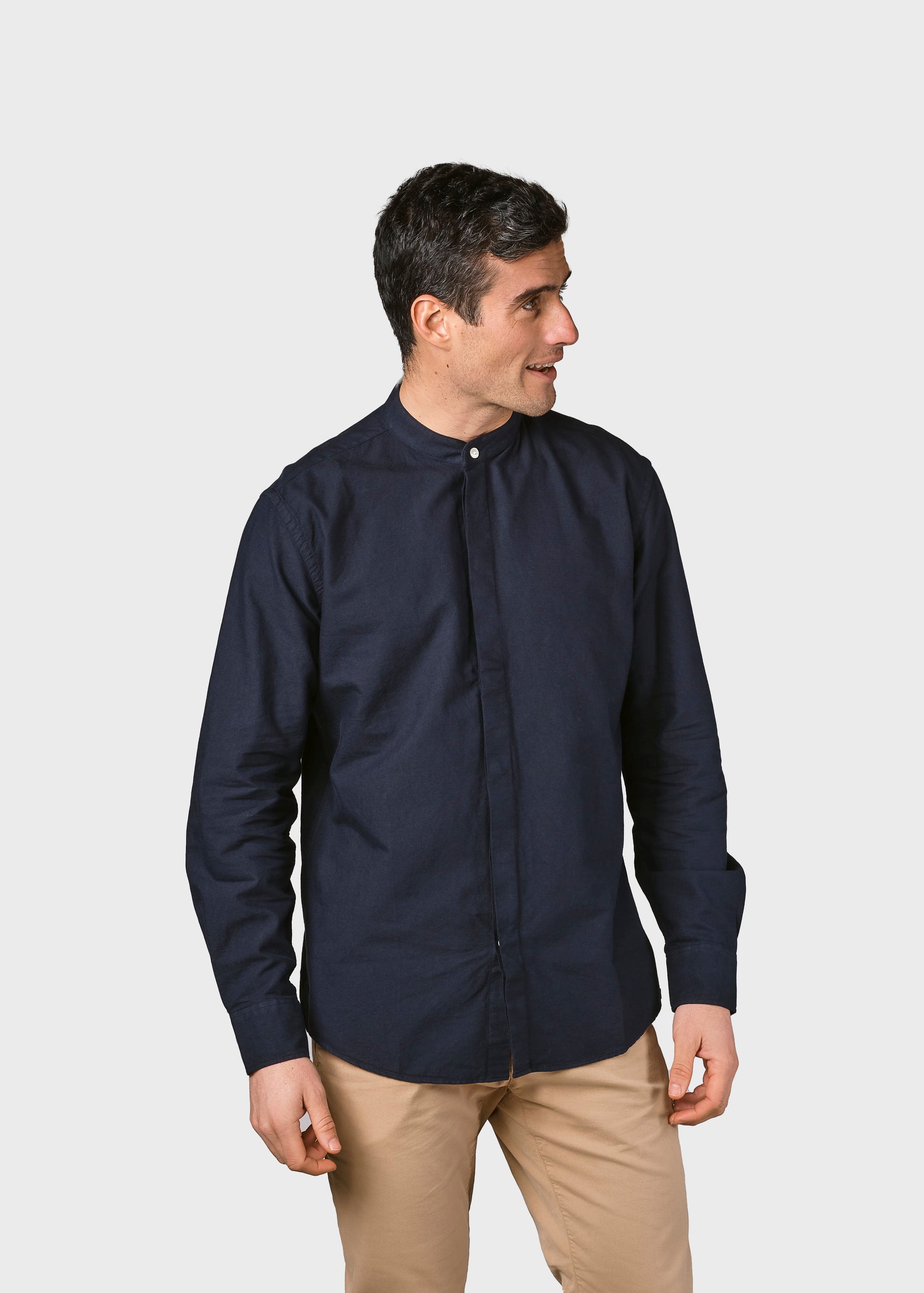 Klitmøller - Simon shirt Navy - WERTE FREUNDE