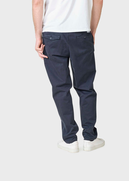 Klitmøller - Kristian twill pants Navy - WERTE FREUNDE