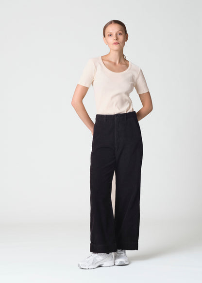 Klitmøller - Lydia jumbo corduroy pants Black
