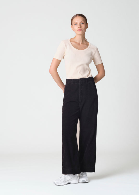 Klitmøller - Lydia jumbo corduroy pants Black