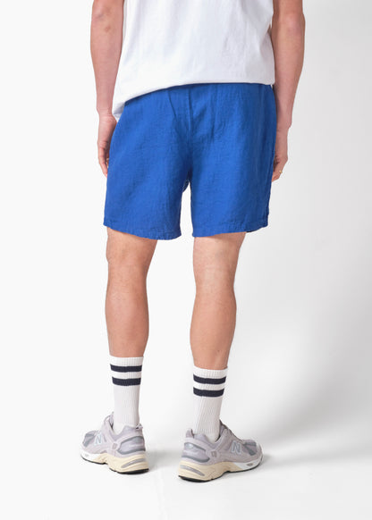 Klitmøller - Bertram linen shorts Surf blue - WERTE FREUNDE