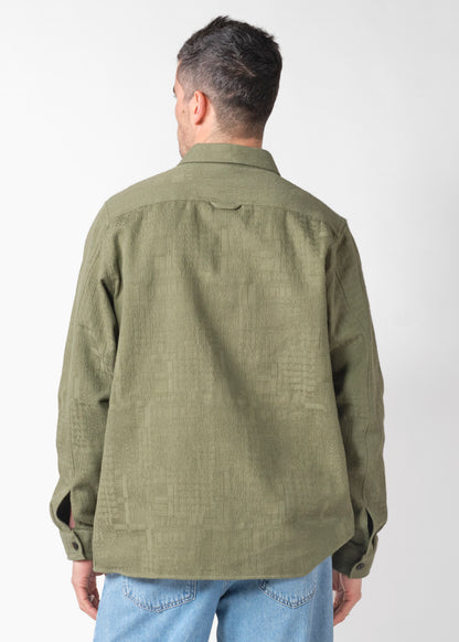 Klitmøller - Jonas L/S shirt Herb green - WERTE FREUNDE