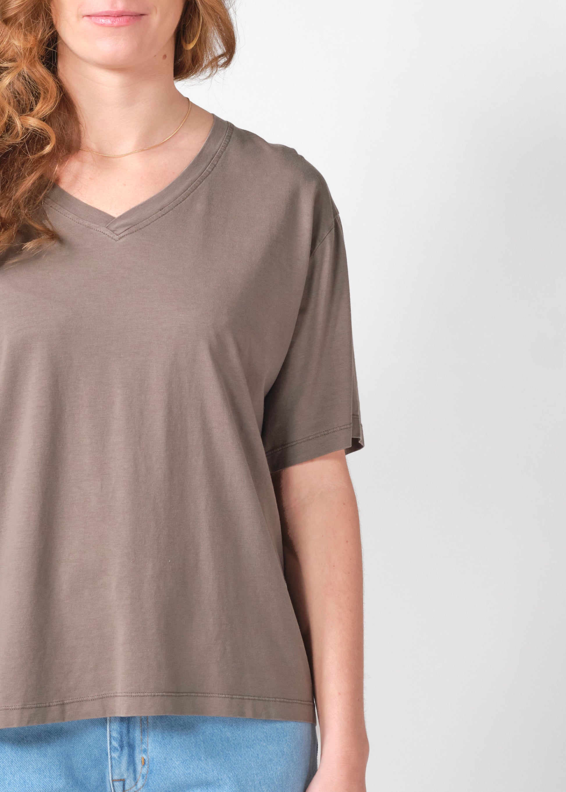 Klitmøller - Marie tee Taupe - WERTE FREUNDE