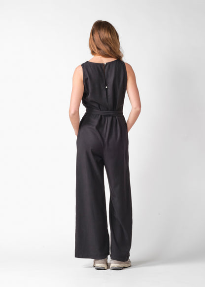 Klitmøller - Herdis jumpsuit Black - WERTE FREUNDE