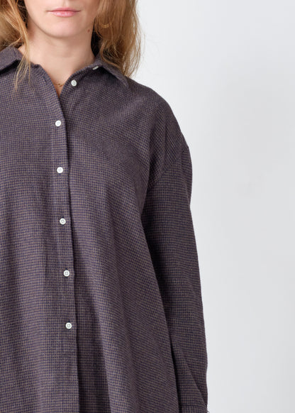 Klitmøller - Ofelia check shirt Black/taupe
