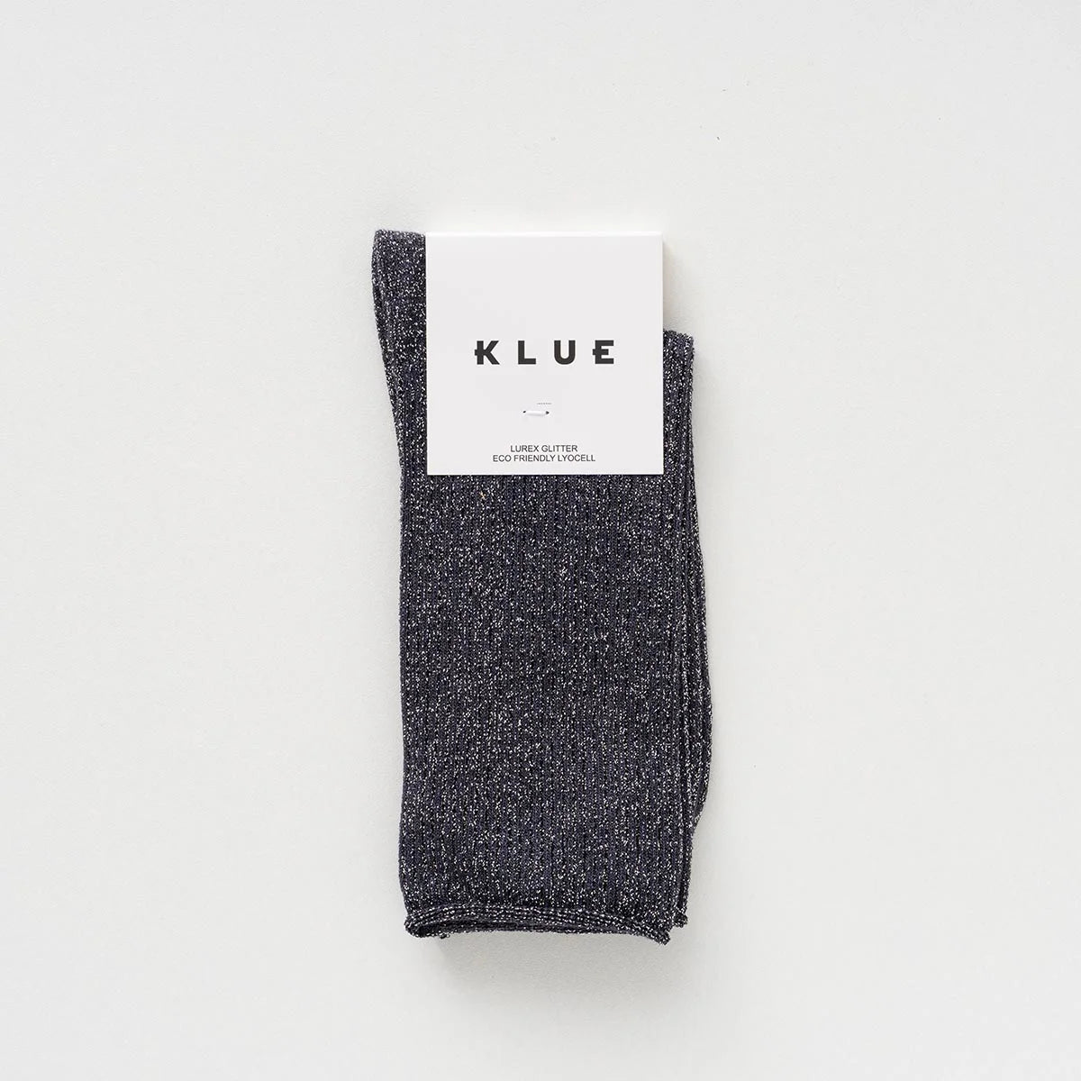 KLUE - Glitter Lurex Socken Grau
