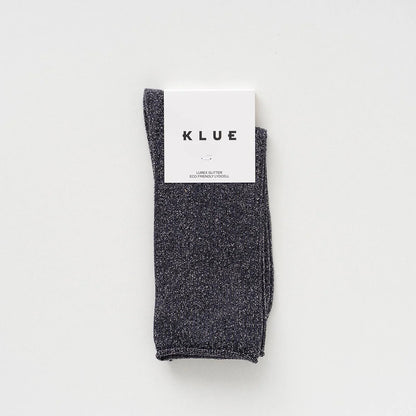 KLUE - Glitter Lurex Socken Grau