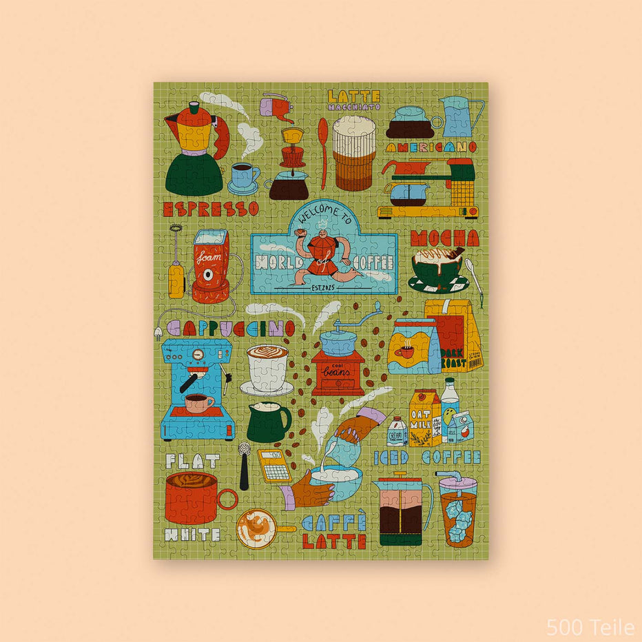 Willa Wunst - Kaffee Puzzle 500 Teile