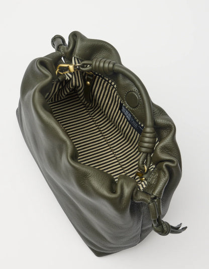O MY BAG - Kiki Midi Soft Grain Leather Moss