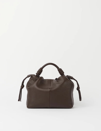O MY BAG - Kiki Mini Soft Grain Leather Chocolate