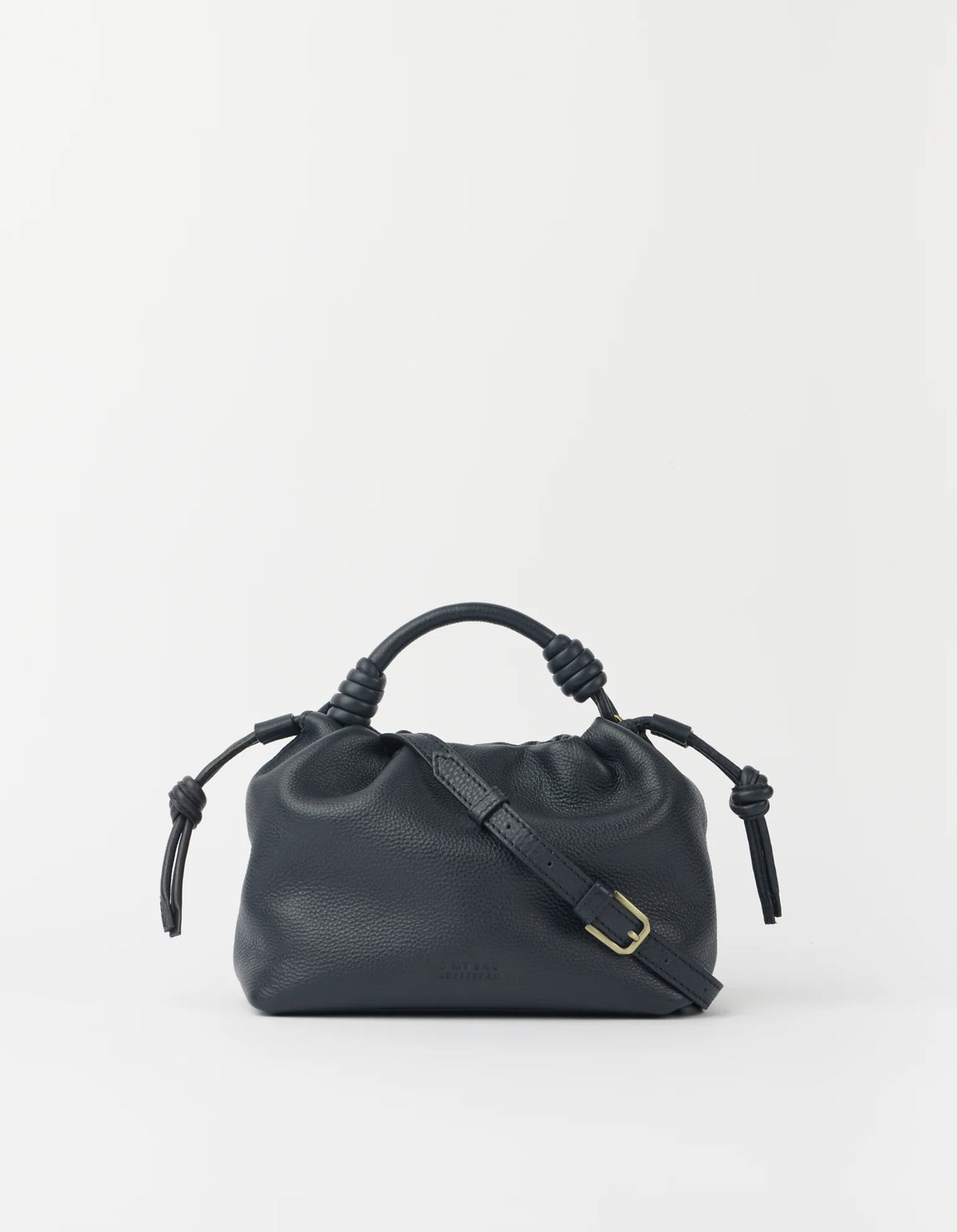 O MY BAG - Kiki Mini Soft Grain Leather Universe Blue