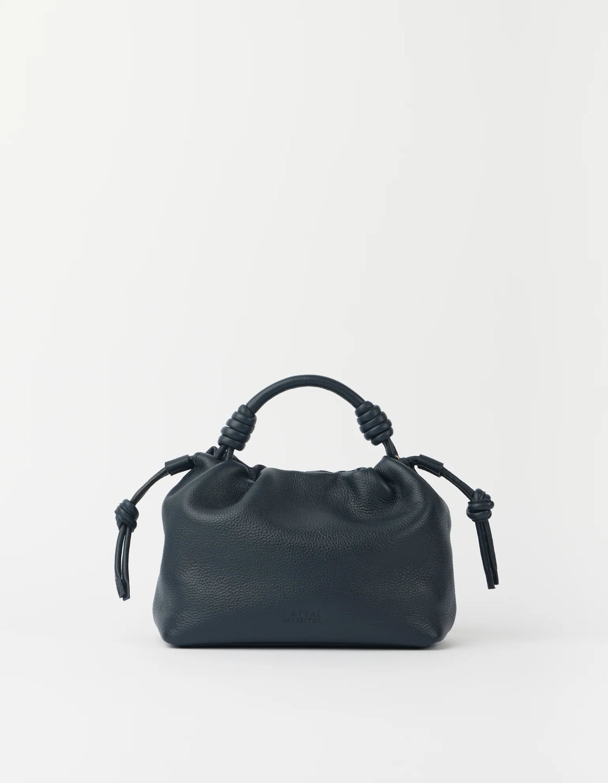 O MY BAG - Kiki Mini Soft Grain Leather Universe Blue