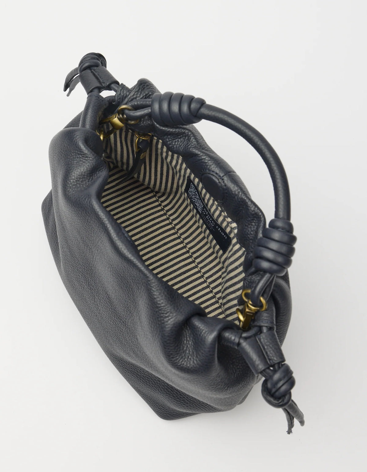 O MY BAG - Kiki Mini Soft Grain Leather Universe Blue