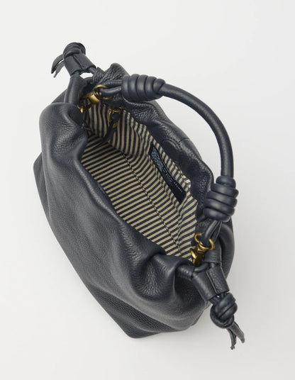 O MY BAG - Kiki Mini Soft Grain Leather Universe Blue