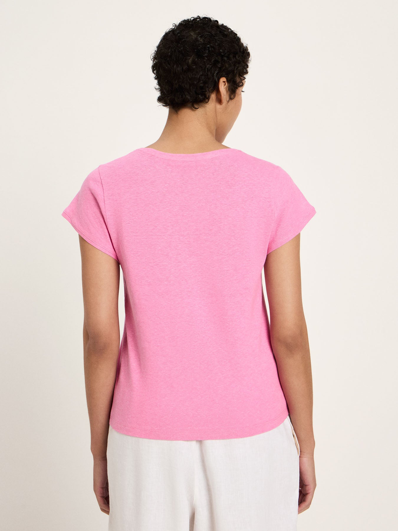 LANIUS - Shirt mit tiefem Ausschnit OCS bright orchid - WERTE FREUNDE