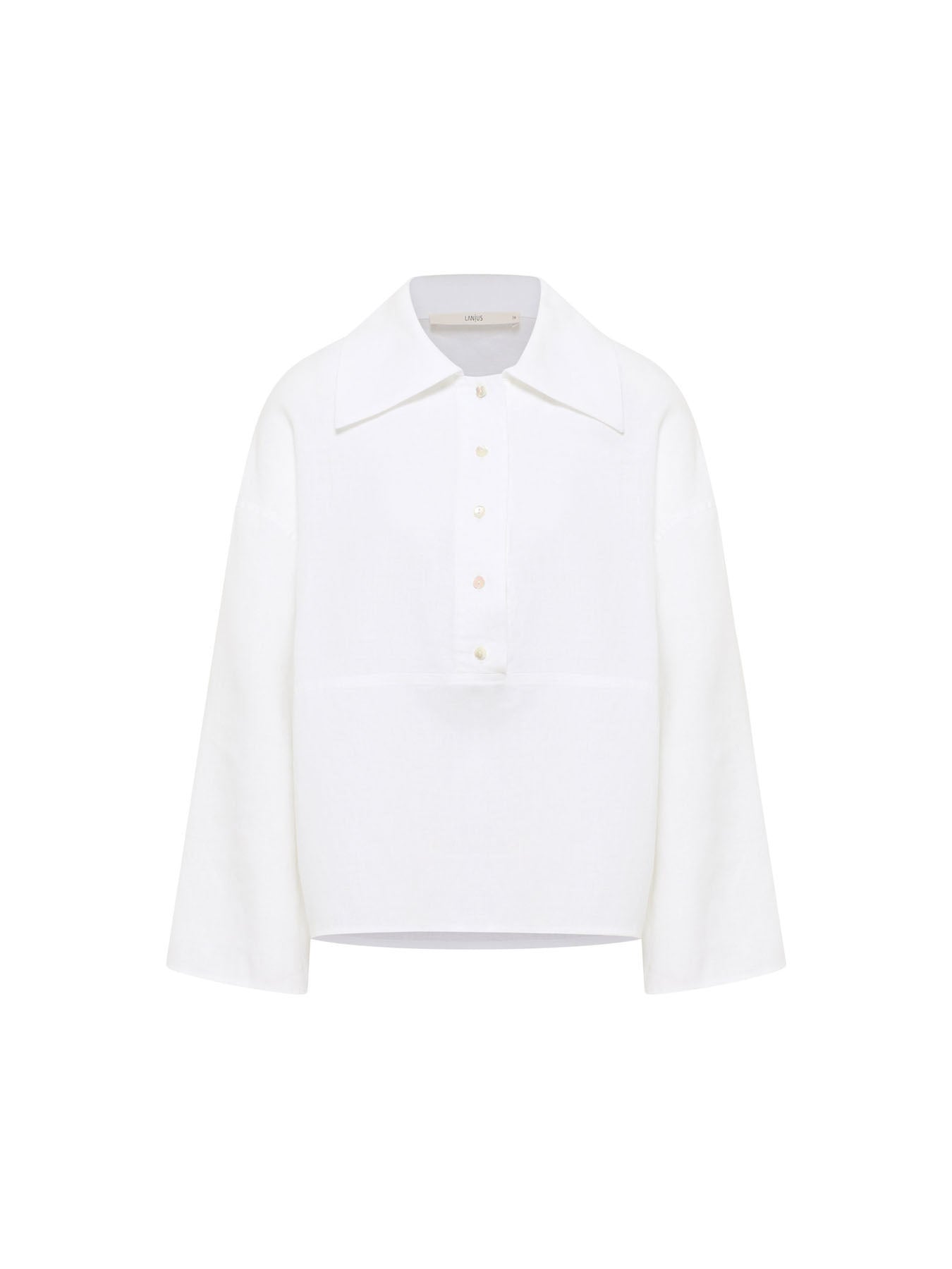 LANIUS - Oversizebluse bright white - WERTE FREUNDE