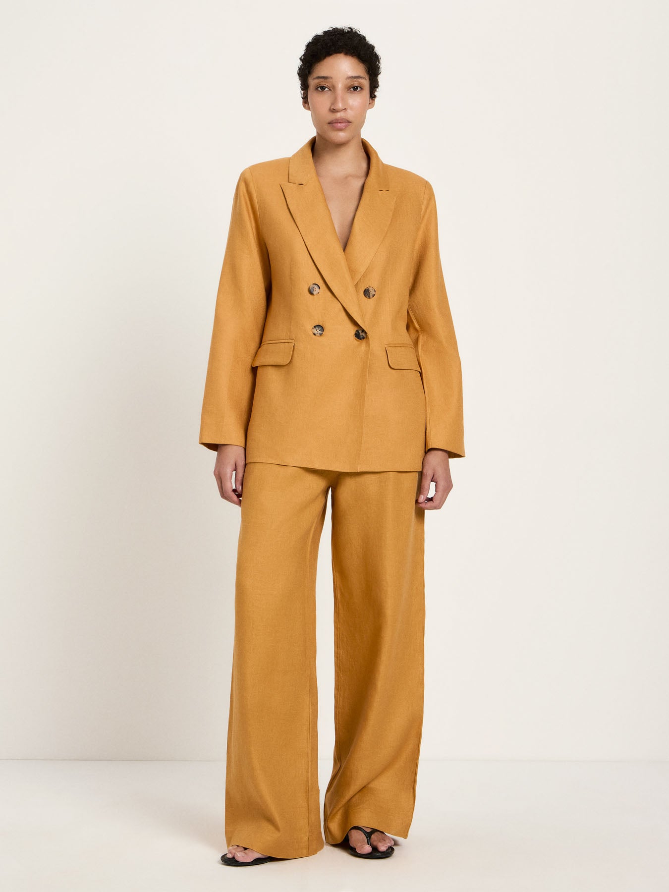 LANIUS - Blazer dark honey - WERTE FREUNDE