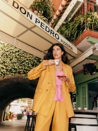 LANIUS - Blazer dark honey - WERTE FREUNDE