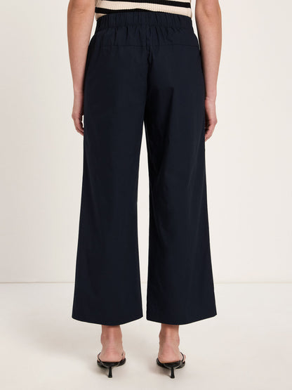 LANIUS - Verkürzte Hose onyx - WERTE FREUNDE