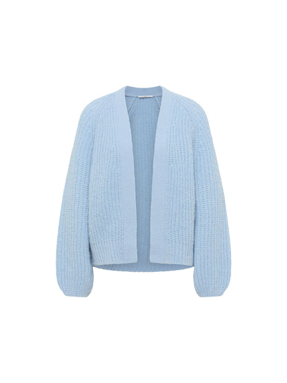 LANIUS - Chunky Strickjacke sea - WERTE FREUNDE