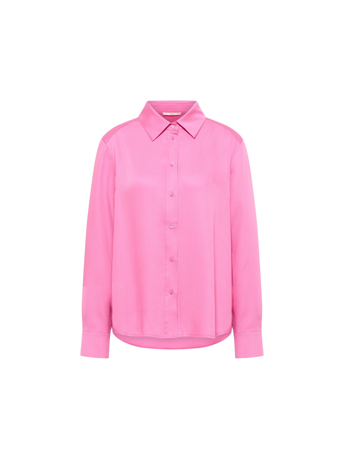 LANIUS - Hemdbluse aus TENCEL bright orchid - WERTE FREUNDE