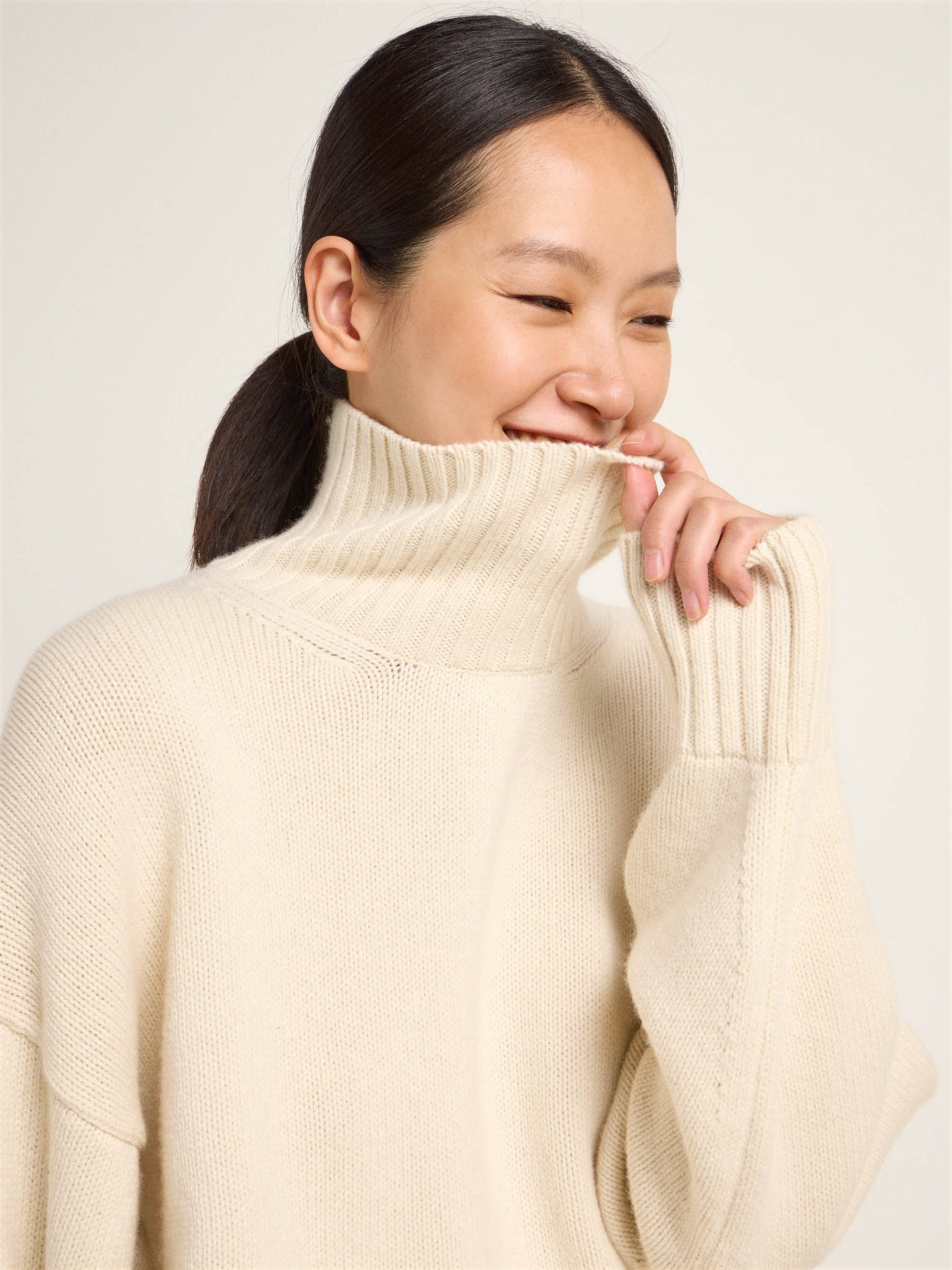 LANIUS - Oversized Pullover off white