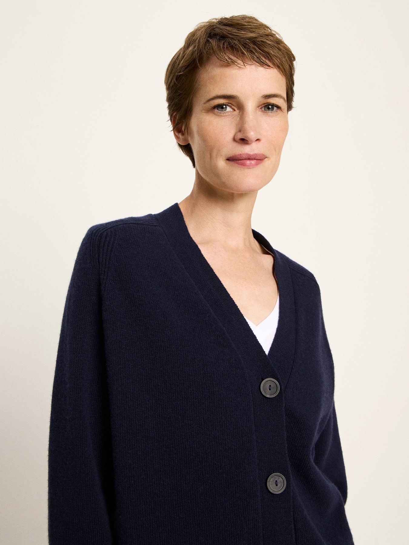 LANIUS - Strickjacke midnight - WERTE FREUNDE