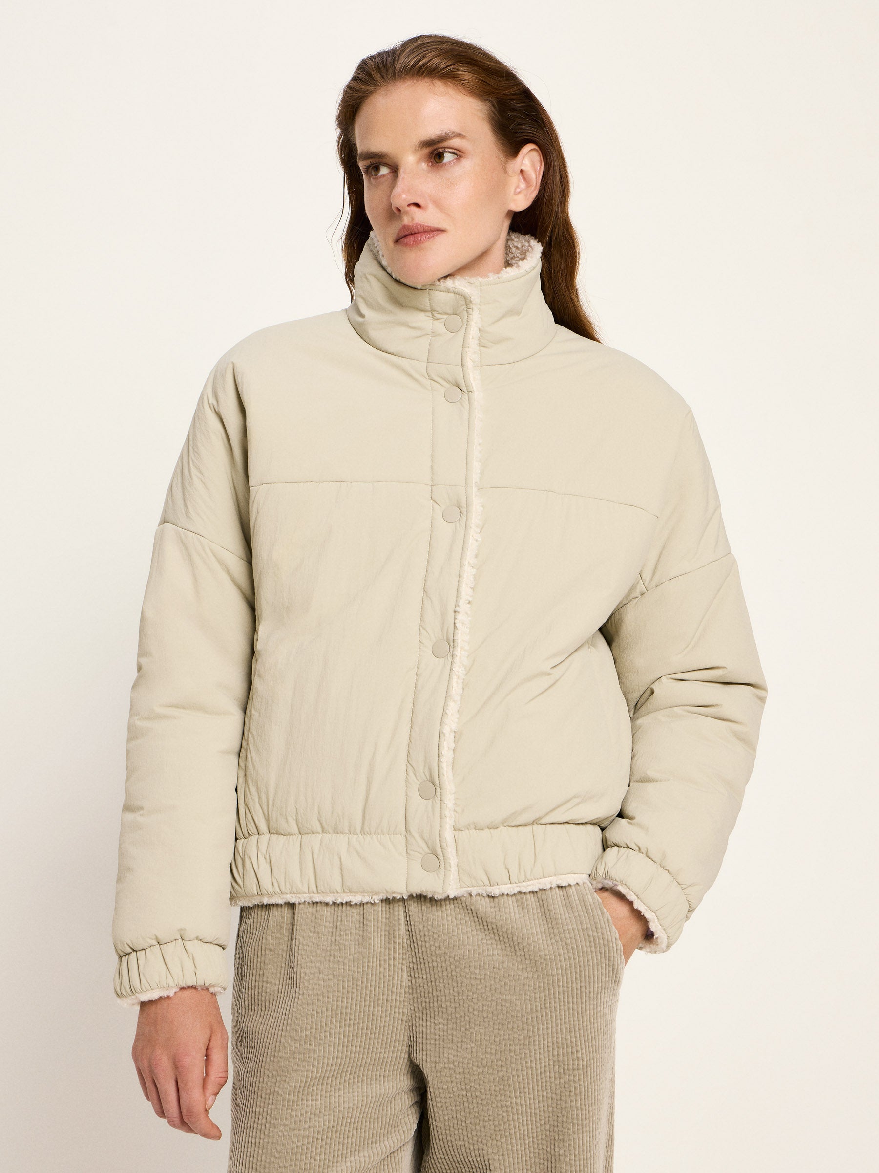 LANIUS - Wende Jacke GRS stone - WERTE FREUNDE