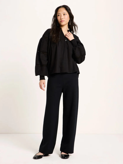 LANIUS - Spitzenbluse black