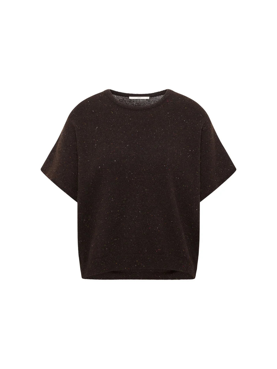 LANIUS - Pullunder bitter chocolate tweed