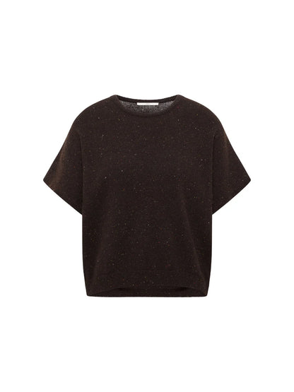 LANIUS - Pullunder bitter chocolate tweed