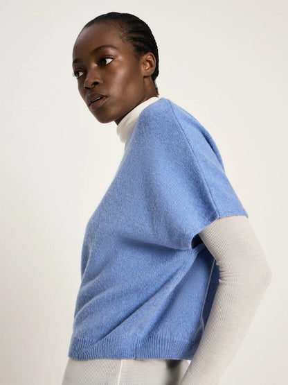 LANIUS - Pullunder light blue melange