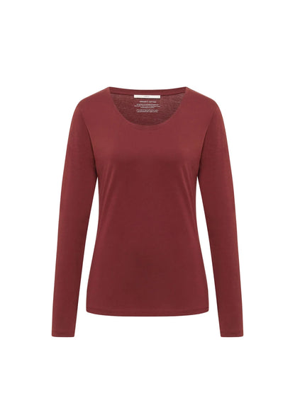 LANIUS - Langarmshirt red mahagony