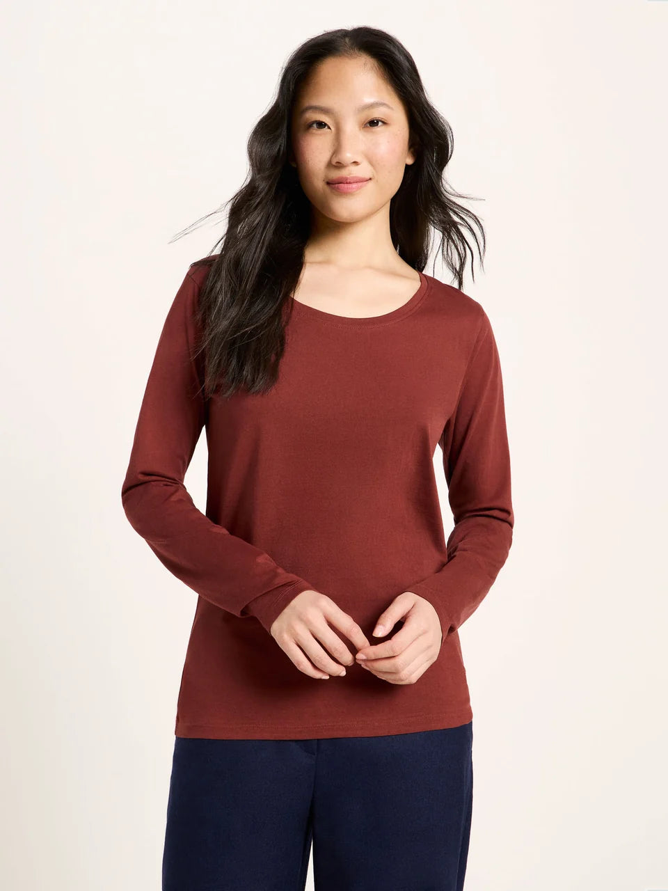 LANIUS - Langarmshirt red mahagony