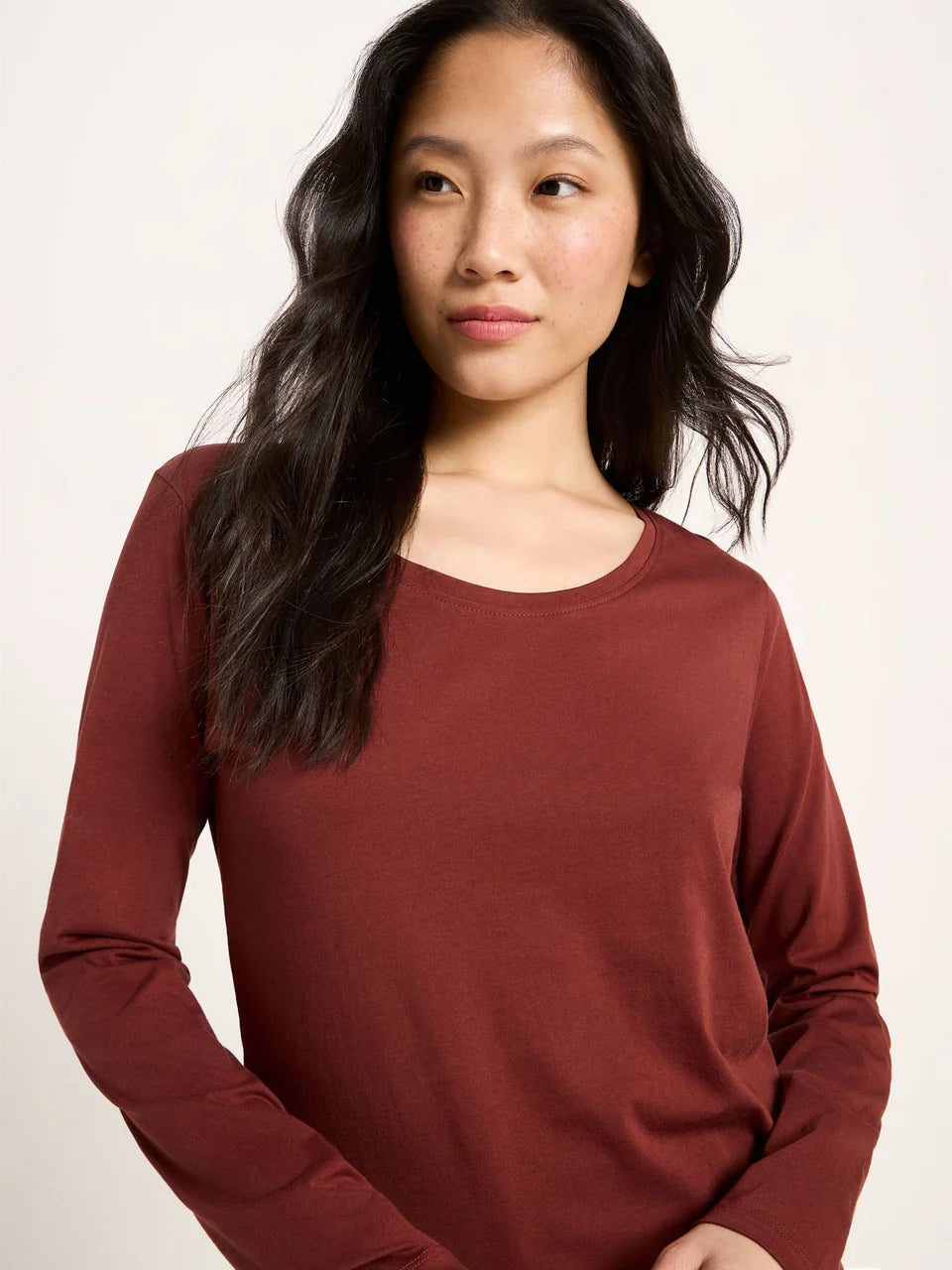 LANIUS - Langarmshirt red mahagony