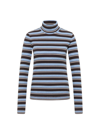LANIUS - Rollkragenshirt chocolate multicolour
